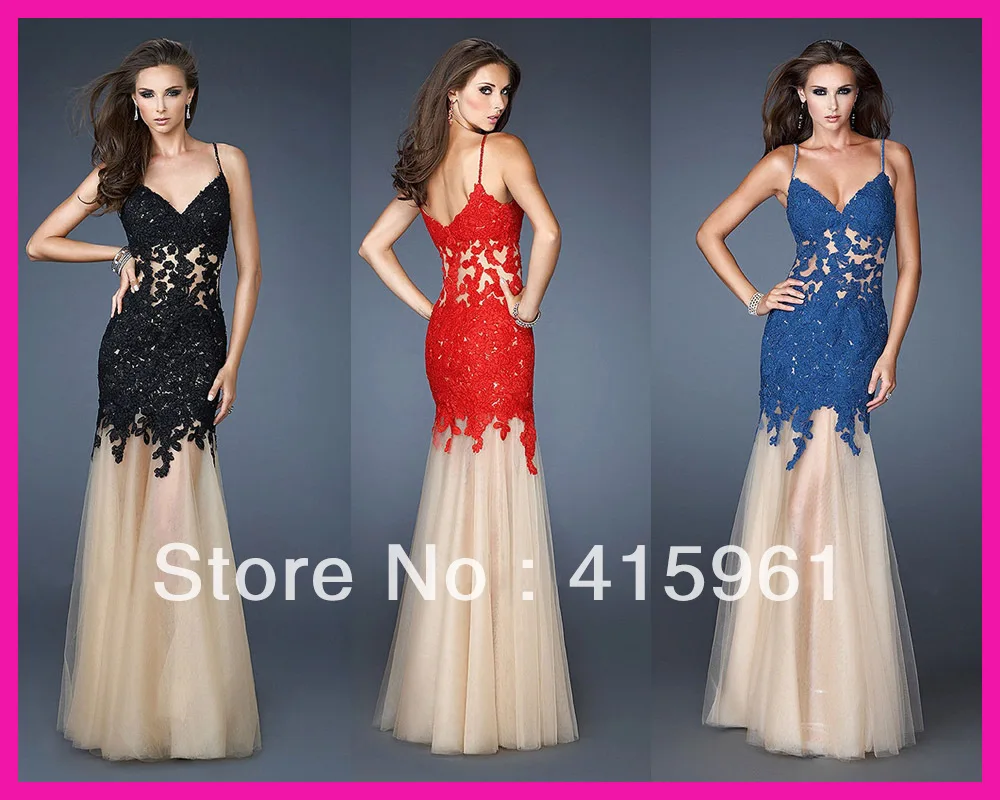 

robe de soiree abiye 2019 Sexy Red Lace appliques formal dress Straps Mermaid Long Evening Dress prom Gowns evening dresses