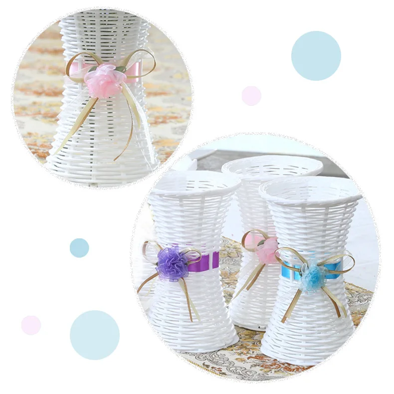 Plastic Flower Arrangement Pot Washable Health Environmental Protection Ribbon Home Decoration Office Desktop Small Ornaments Plastic Flower Arrangement Pot Washable Health Environmental Protection Ribbon Home Decoration Office Desktop Small Ornaments