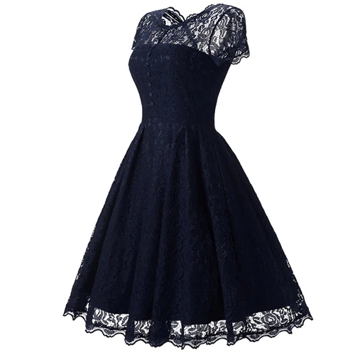 black lace summer dress