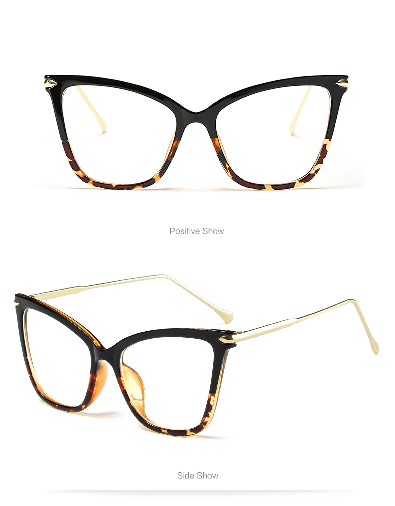 Модные солнцезащитные очки кошачий глаз, оправы для женщин, роскошные брендовые дизайнерские сексуальные негабаритные металлические оправы, оптические очки оптика Oculos