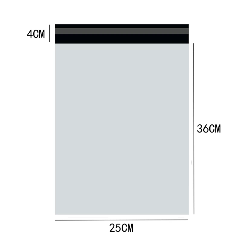14 размеров полиэтиленовый почтовый конверт сумка Курьерская сумка для хранения с самоклеящимся почтовый пакет почтовые сумки - Цвет: 25x40-10pcs