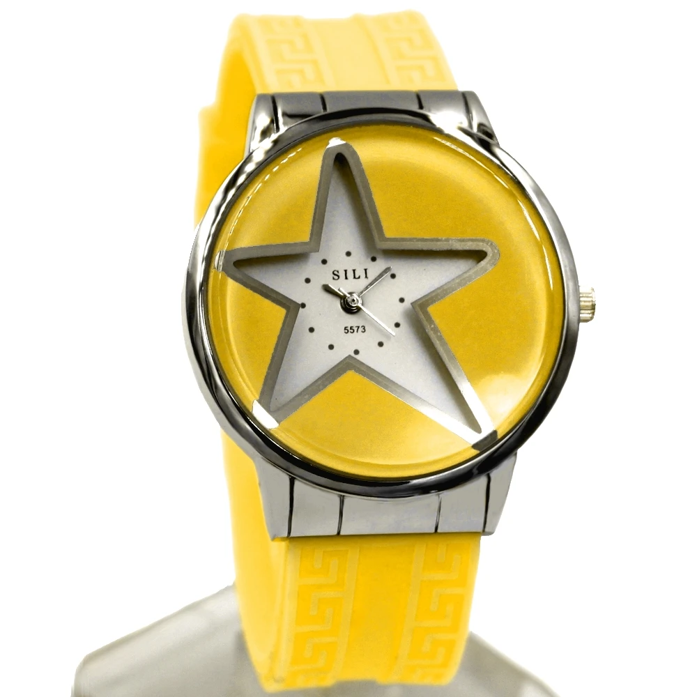 Часы кварцевые с силиконовым ремешком и японским механизмом|dial|dial watch |