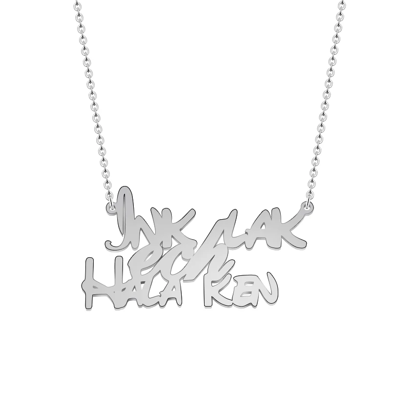 TALE Spanish Words Dainty Personalized Necklace Valuable Customized Name Jewelry Best