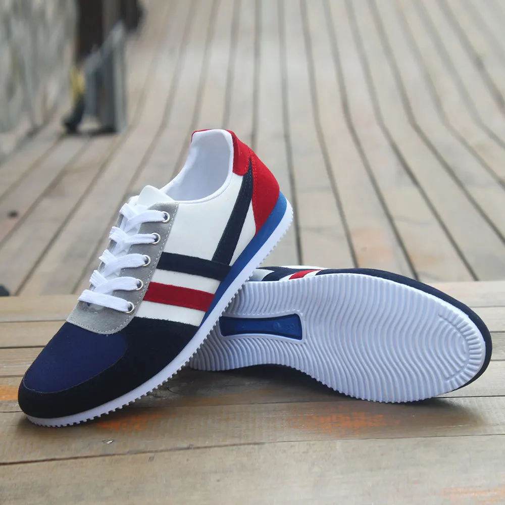 2018 Men's Vulcanize Shoes Brand Spring/Autumn Casual Canvas Shoes Men lace-up Men Flats Boats Shoes For Men Sewing