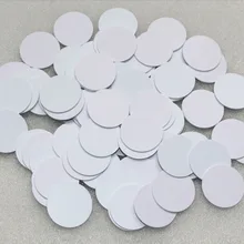 125 кГц ID TK4100 только для чтения ПВХ бирки с RFID smart пассивные карты диаметр 18 мм