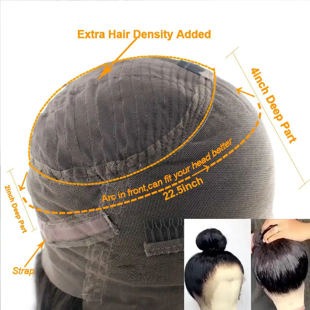 Ombre Water Wave 360 Lace Frontal Wig Honey Blonde Colored Human