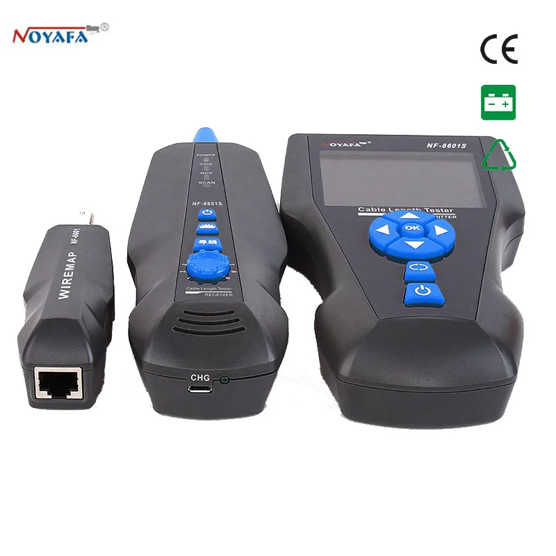 

NOYAFA NF-8601S TDR Multi-functional LCD Network Cable Tester Tracker For RJ45 RJ11 BNC