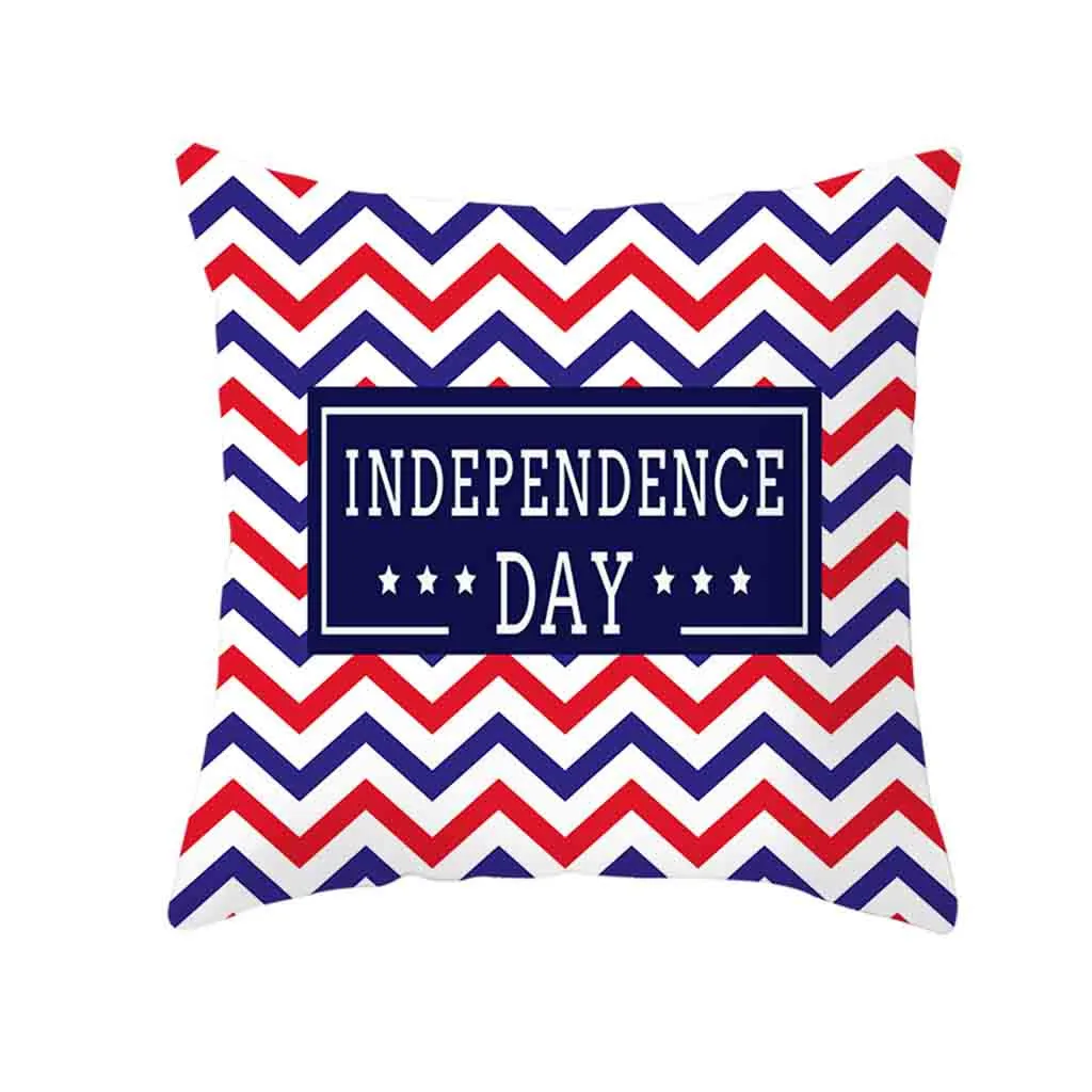 Gajjar американский флаг с День Независимости Подушка с принтом наволочка, домашний декор евро Винтаж пледы наволочки дропшиппинг 507