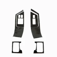 2008-2016 CARBON FIBER WINDOW SWITCH PANEL RHD/LHD FOR NISSAN R35 GTR(6PCS)