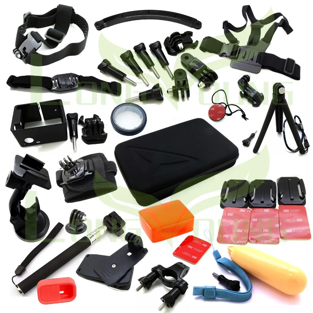  Ms.L.Meilyadigital for Gopro Accessories kits for go pro hero 5 4 3 3+ mount for SJCAM SJ4000 / xia