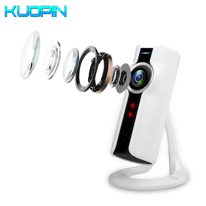 

180 Degree Panorama Video VR Camera Audio Record CCTV Surveillance Motioning IP Camera Night Vision 720P HD WiFi Camera