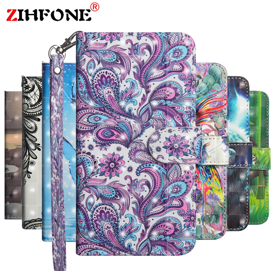 Luxury Flip Wallet Case For ZTE Blade A610 A510 A520 L5 Plus X7 D6 V6 A601 A6 Lite Nubia M2 V9 Vita AF3 A5 Pro Phone Cover | Мобильные