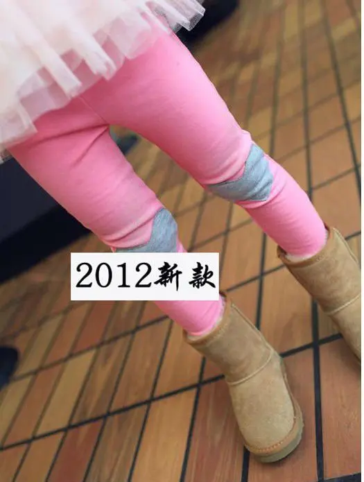 7481 г. Лидер продаж,, 5 шт., леггинсы для девочек Хлопковые Штаны детские модные леггинсы с узором узкие леггинсы розовый, синий, желтый, серый