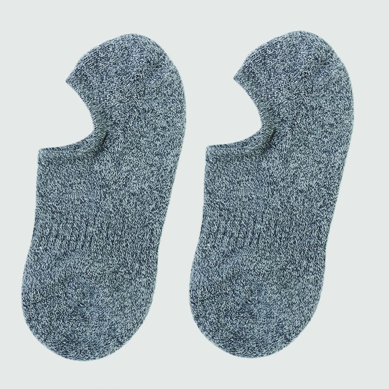 Хлопчатобумажные махровые носки мужские нескользящие хлопчатобумажные износостойкие пористые эластичные - Цвет: Хаки