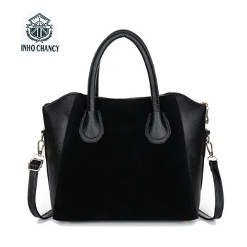 

Famous brands INHO CHANCY Michael smile women's scrub leather Europe and the US OL professional handbag shoulder Messenger bag