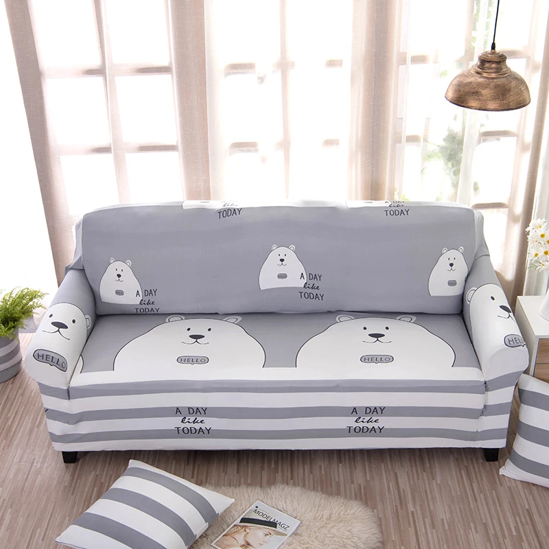 

Printed Sofa Cover All-inclusive Furniture Protector Sofa Cover Sectional Couch Covers L-Shaped Single/Two/Three/Four-seater