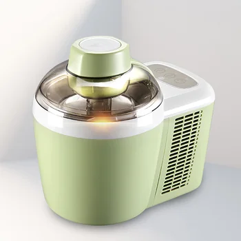 

Home Full-automatic Children's Ice Cream Machine with Refrigeration Fruit Ice Cream Maker Safe Easy Operation for Kids DIY