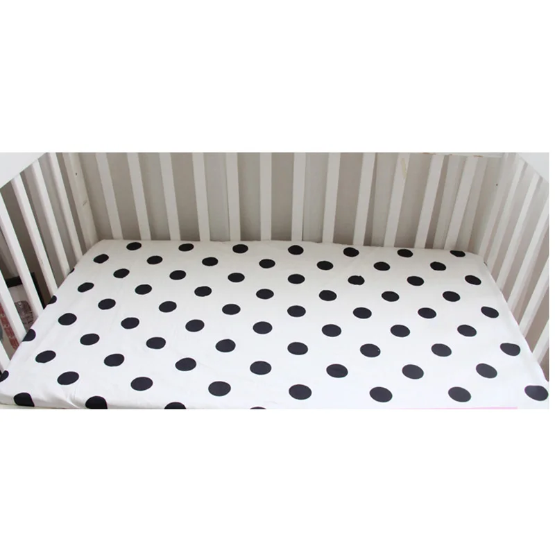 Muslin Cotton Baby Bedding Sets Crib Bed Sheets Newborn Baby Bed Bedspreads For Toddler Infant Customizable Drop Shipping - Цвет: Style 13