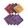 Men's Brand Handkerchief Vintage Geometric Pocket Square Soft Hankies Wedding Party Business Silk Colorful Chest Towel Gift Navy ► Photo 3/6