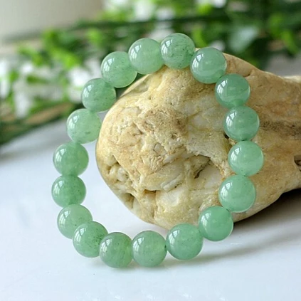 

8-12 mm Authentic Aventurine beads Bracelets Green Bracelets & Bangle women mom Gift Charm