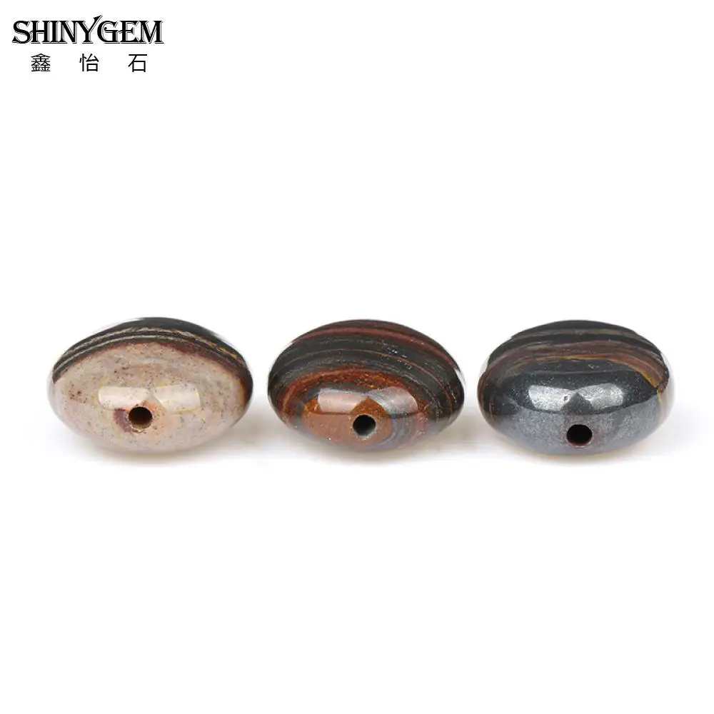 ShinyGem 13*18 мм камень тигровый глаз бусины Гладкие Овальные Синие красный оптовая