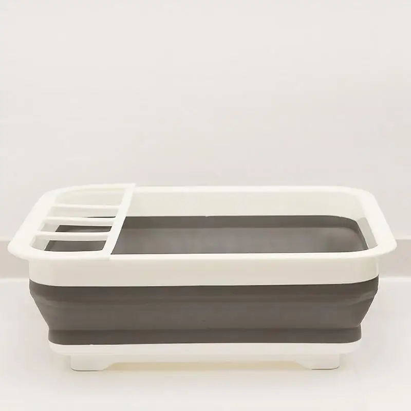 RV Складная подставка для посуды стойка для посуды портативная стойка для посуды TPR раковина-Чаша Дизайн для караванских лодок Camper Car