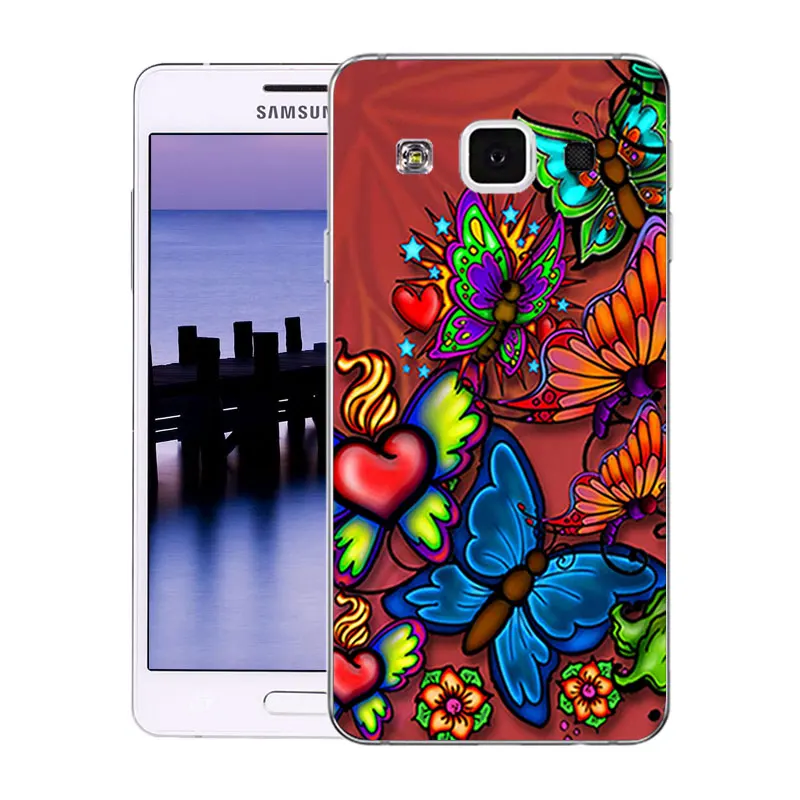 Мягкий силиконовый чехол для Samsung A5 2015 с принтом кокоса Galaxy на мобильный телефон