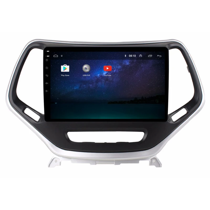 Best 9" 2.5D IPS Android 8.1 Car DVD Multimedia Player GPS for Jeep Cherokee 2014 2015 2016 2017 audio car radio stereo navigation 16