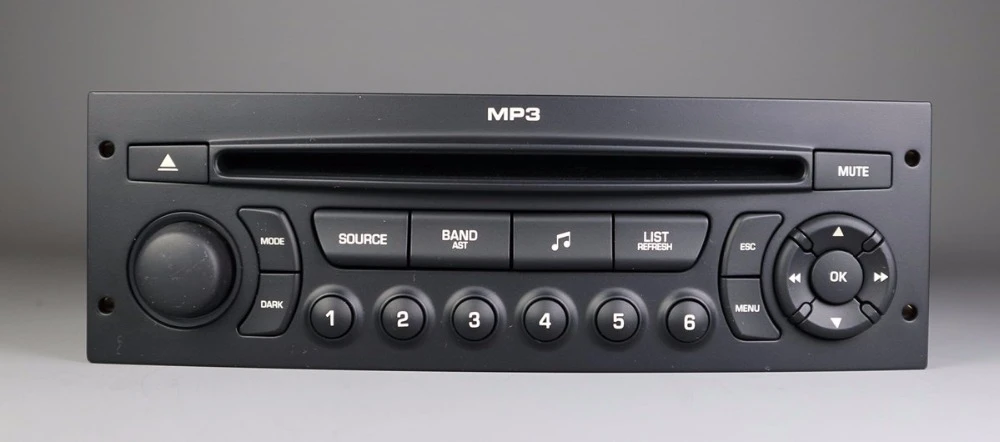 Genuine Original RD43 Car Radio with CD USB aux MP3 for Peugeot 207 206 307  308 408 807 Citroen C2 C3 C4 C5 C8|car radio with cd|original car  radiocitroen car radios - AliExpress