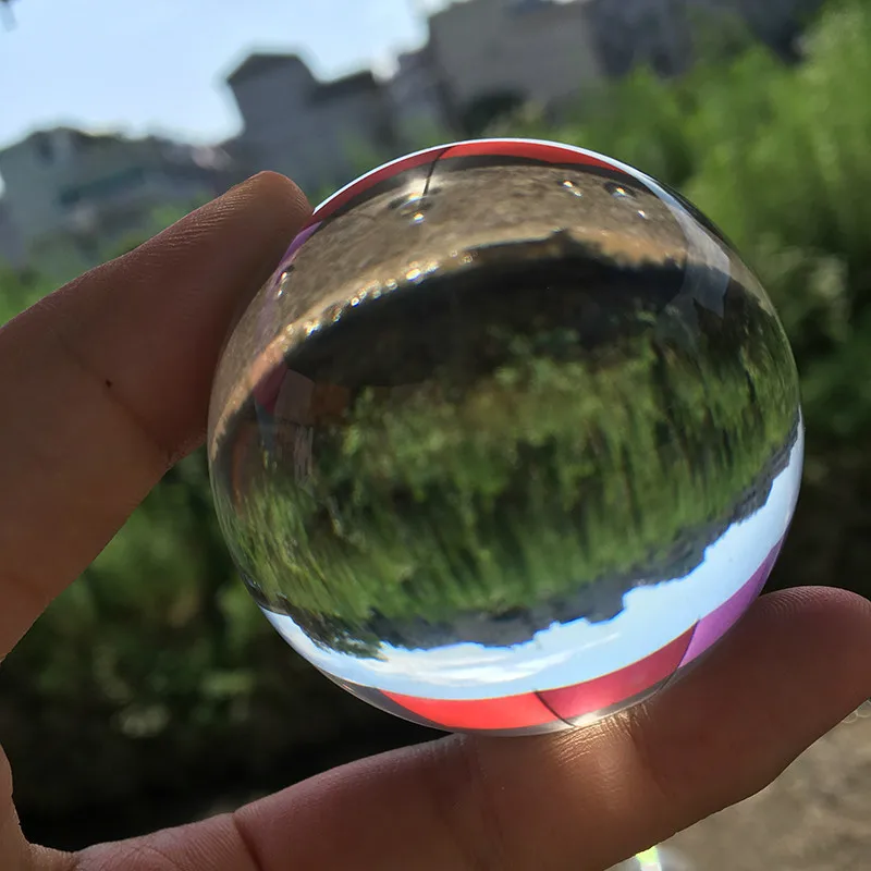 Чистая вода 60 мм Круглый K9 стеклянный Искусственный хрустальный шар для декора фотографии прозрачный кварцевый исцеляющий шар Сфера Прямая поставка