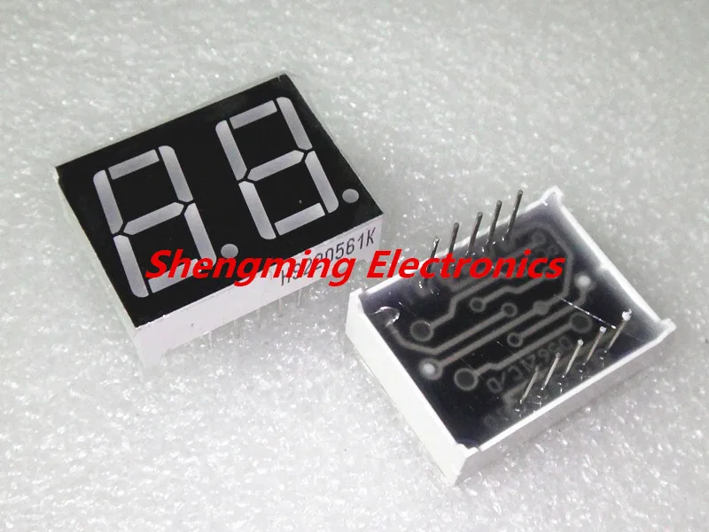 50PCS 0.56 inch 1 digit 7 segment Common cathode Red Led display