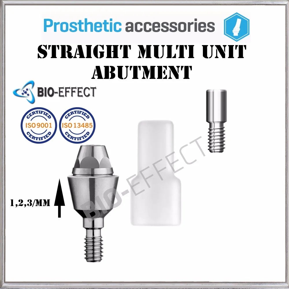 1X прямой Титан мульти блок набор абатментов для зубного имплантата Внутренняя шестигранная система платформы, Премиум качество Сертифицированный бренд