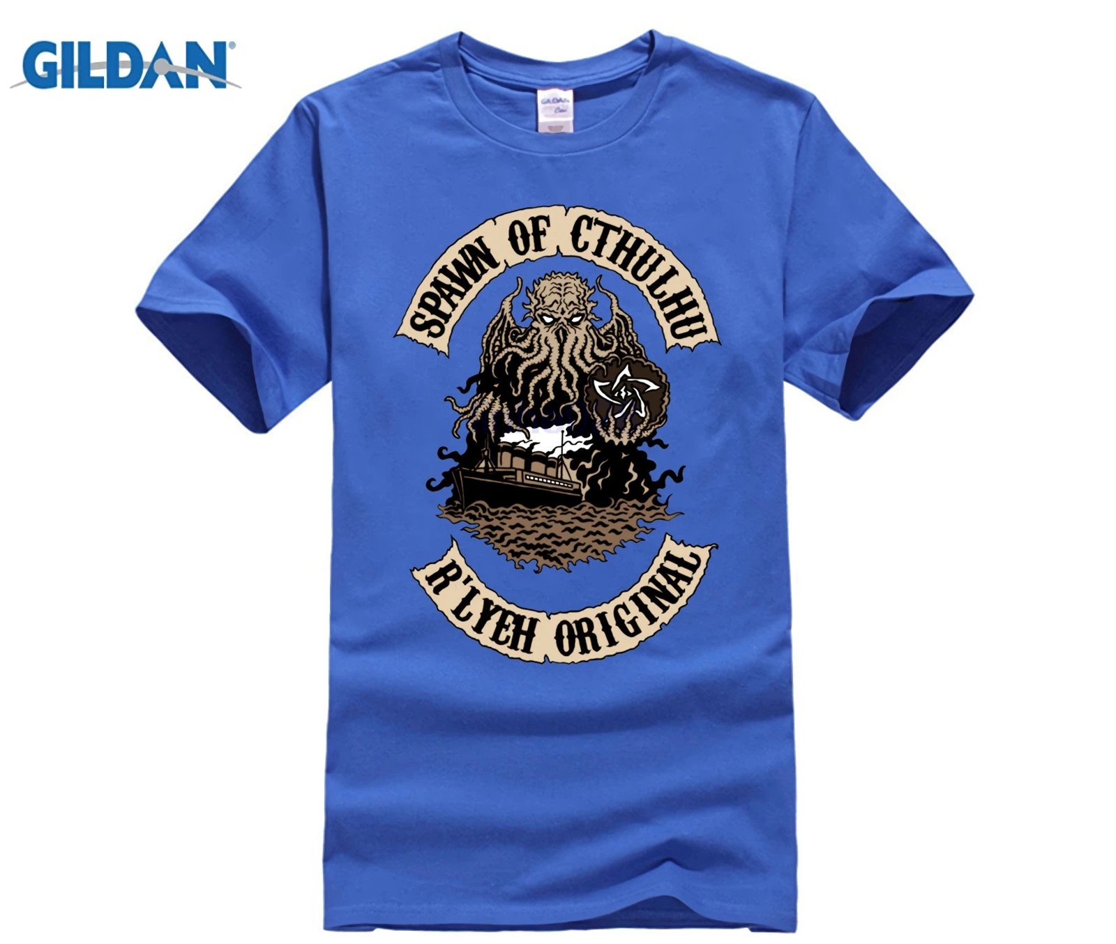 GILDAN spawn of cthulhu rlyeh original | Мужская одежда