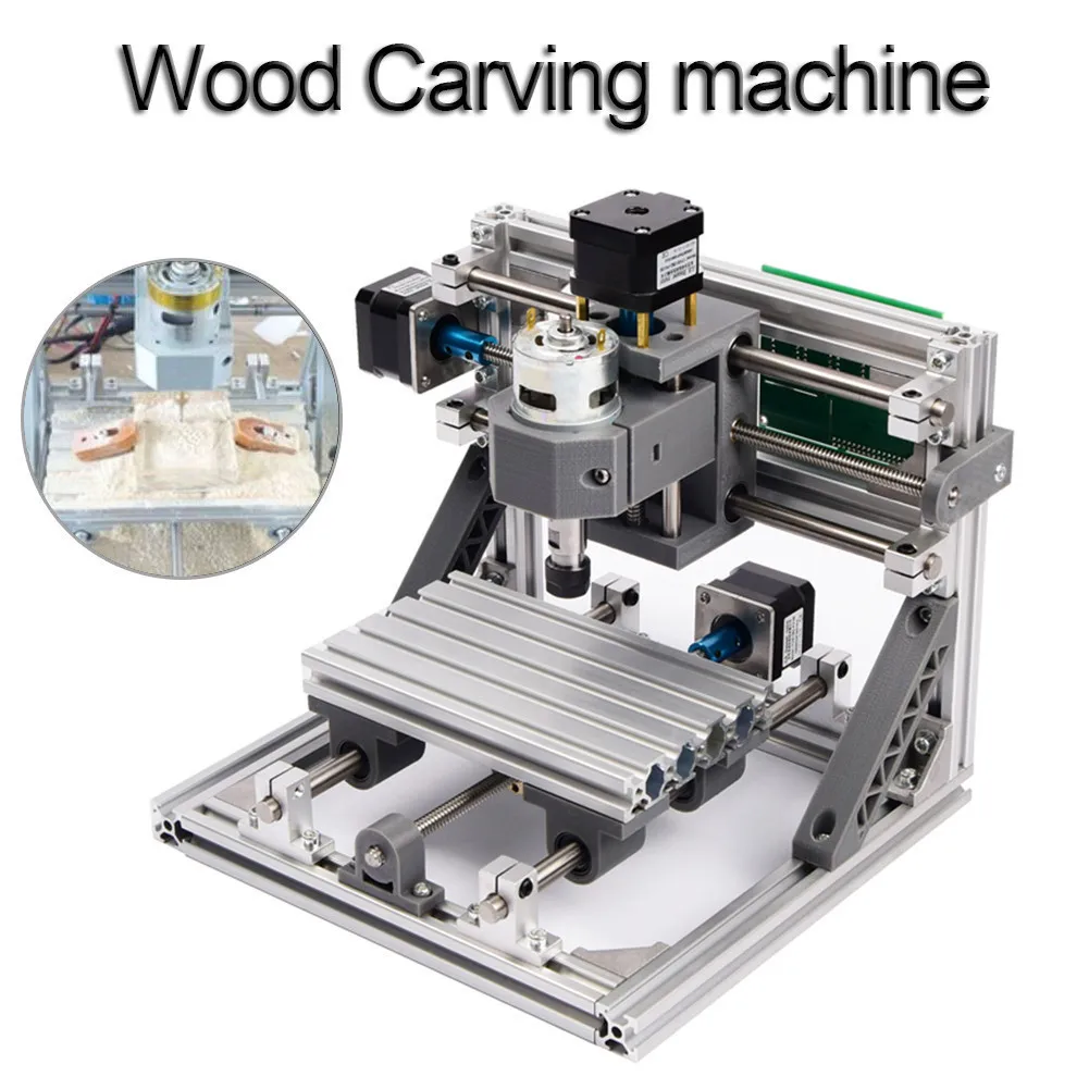 

DIY CNC 1610 Engraving Machine Pcb Milling Machine Wood Carving Machine CNC Router with ER11 Chuck Collect Set