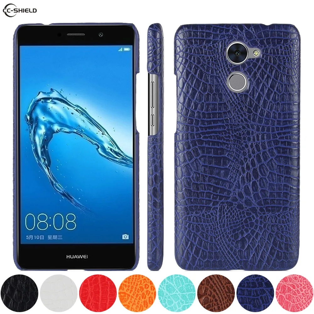 

Leather Case for Huawei Y7 Prime 2017 TRT-AL00 TRT-TL10 Phone Bumper Case for Huawei Y 7 Prime TRT TRT-LX1 Hard PC Frame Cover