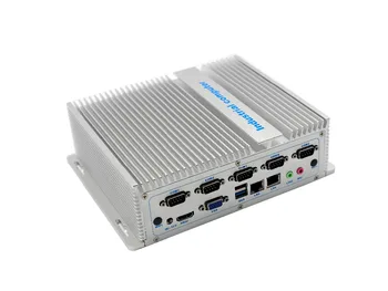

HCiPC B104-3 HNBOX-301 J1900 Fanless industrial PC, industrial computer,Mini BOX PC, With any cable with 6COM R232