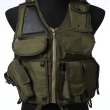 Страйкбол военный тактический жилет водонепроницаемый USMC 600D нейлоновый Жилет Охотничий Molle Регулируемая прочная кобура Сумка