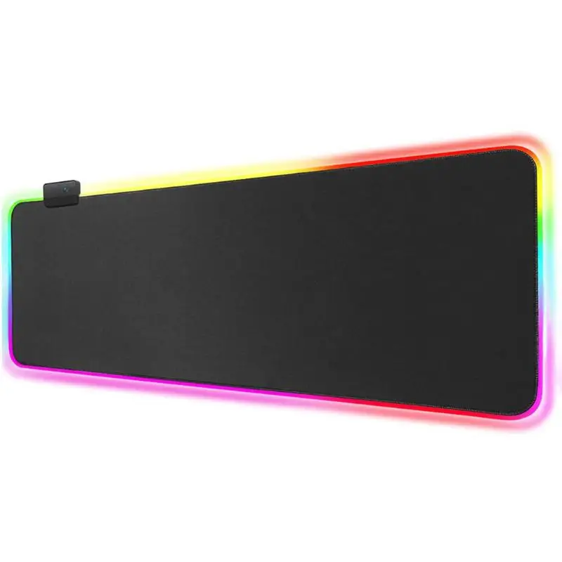 VODOOL большой USB проводной RGB коврик для мыши Диммируемый светодиодный игровой коврик для геймера коврик для мыши настольная клавиатура Коврик для мыши для компьютера ноутбука