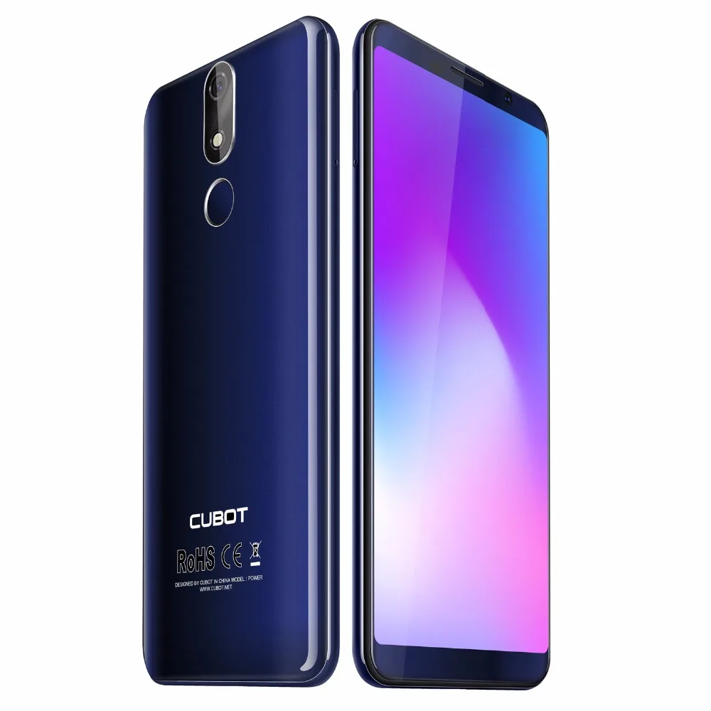 Cubot power MT6763T восьмиядерный смартфон Android 8,1 5,99 дюймов мобильный телефон 6 ГБ ОЗУ 128 Гб ПЗУ 6000 мАч отпечаток пальца 4 Гб сотовый телефон