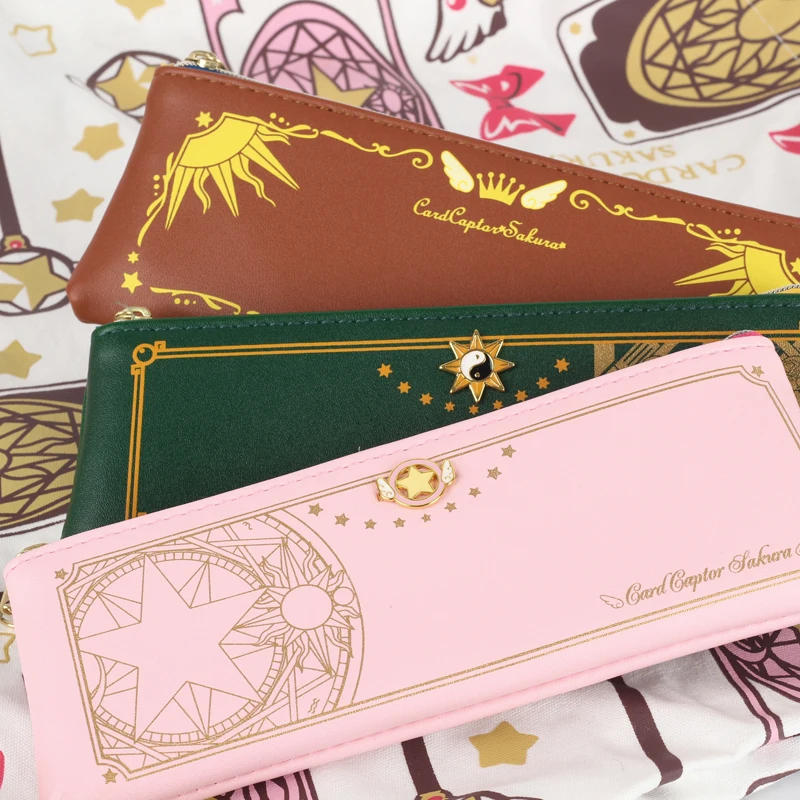 Аниме cardcaptor card captor Сакура КИНОМОТО Сакура прозрачные карты ручка сумка Канцелярский пенал аксессуары косплей костюм