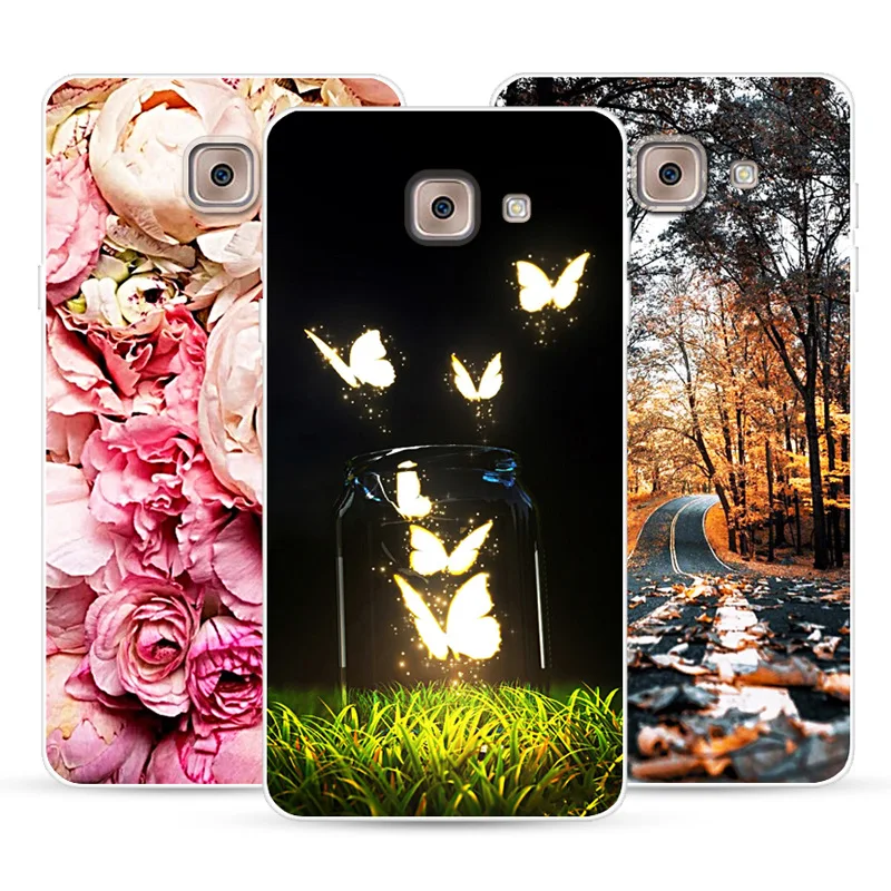 

Phone Case For Samsung Galaxy J3 J4 J5 J6 J7 2016 2017 Soft Silicone Cute Cat Painted Back Cover For Samsung J2 J5 J7 Prime Case