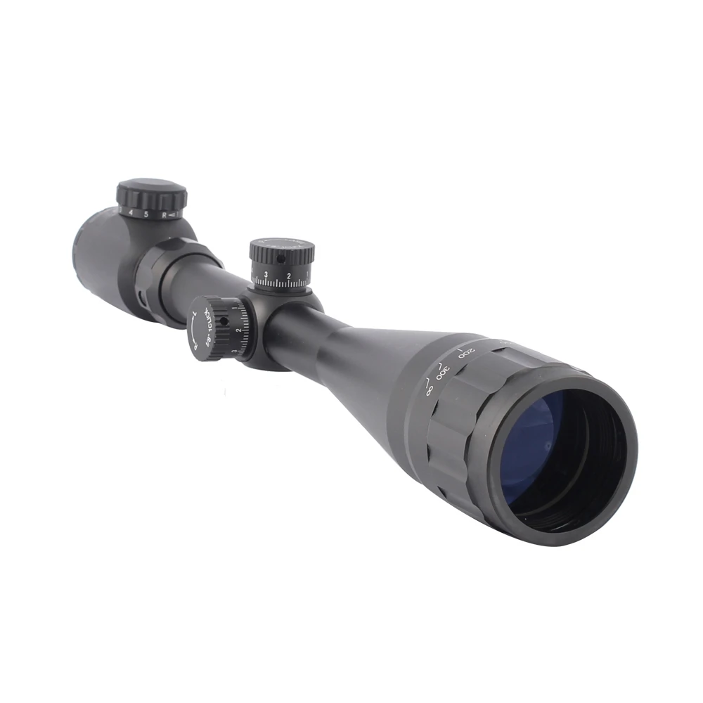 Оптика SPINA 6-24X50 AOE Riflescope Регулируемый зеленый красный точечный охотничий светильник тактический прицел оптический прицел