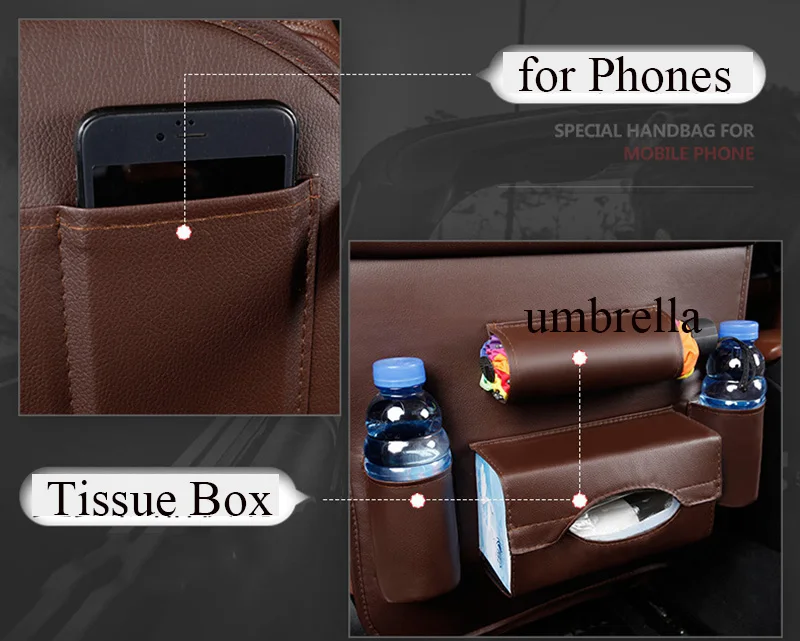Несколько сетки 3 цвета автомобильное сиденье зазор ящик для хранения для карманного телефона Органайзер держатель телефона держатель для карточки-ключа коробка
