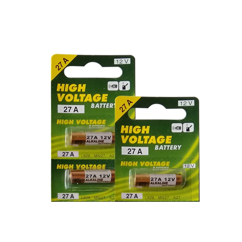 

5pcs/lot 12V 27A A27 Alarm-Remote Dry Alkaline Battery Cells 27AE 27MN High Capacity Car Remote Toys Calculator DoorBell