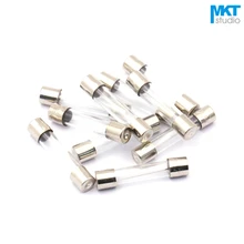 100 шт 6*30 мм 250VAC предохранитель стеклянной трубки 0,1/0,25/0,5/1/1,5/2/3/3,15/4/5/6/6,3/7/8/10/ 15/20/25A