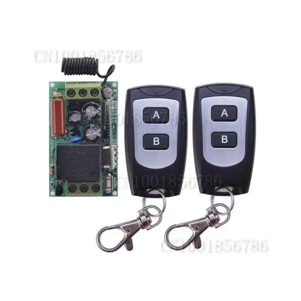 

AC220V 1CH Wireless Remote Control Lighting Switch System Momenrary Toggle Latched Adjustable 315/433.92MHZ
