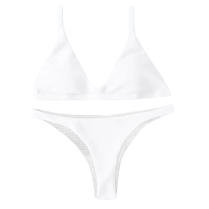 2018 New Summer Women Bikini Set Push-up UnPadded Bra Swimsuit Swimwear Triangle Bather Suit Swimming Suit biquini #FS#4JN21 (8)