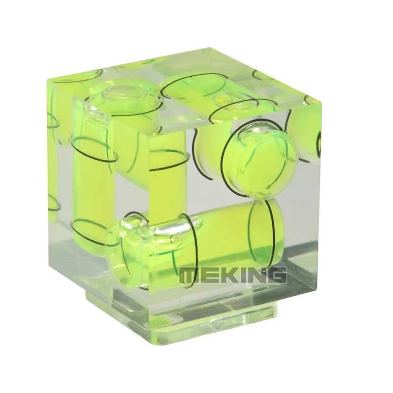 

Triple 3 Axis Hot Shoe Spirit Level Hotshoe Bubble Gradienter For Canon For Nikon For Sony Camera DSLR