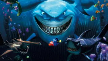 

Finding Nemo fish Undersea shark background High quality Computer print birthday backdrops
