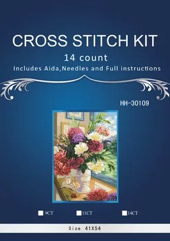 

Free delivery Top Quality Lovely Counted Cross Stitch Kit Coral Peonies Peony Pink Flower Flowers dim 70-35298 35298